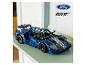 Blauer LEGO Technic Ford GT Modellwagen mit Ford- und GT-Logos.