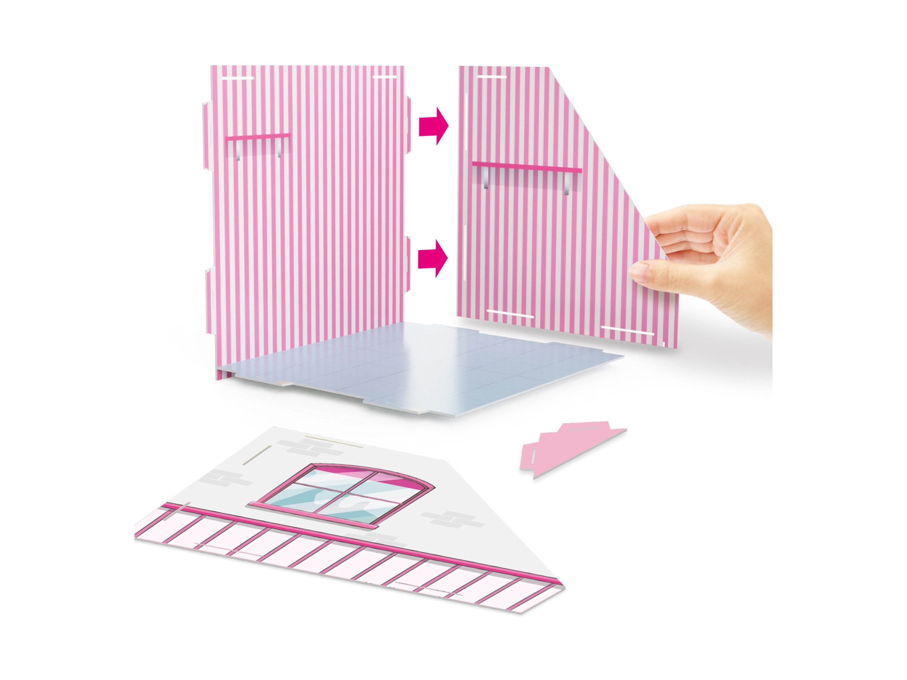 Thumbnail - Barbie Creative Maker Kitz Pop-Up Boutique, Café, Vets (Boutique)