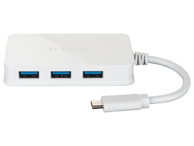 D-Link USB-C auf 4-Port USB 3.0 Hub, 5 Gbit/s
