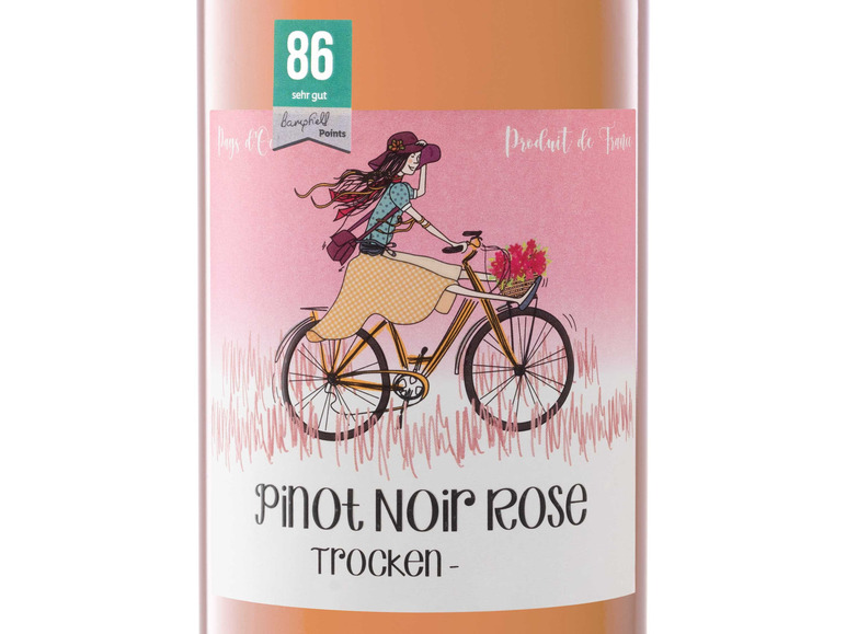 trocken, Noir Pinot Roséwein IGP Rose d´Oc 2020 Pays