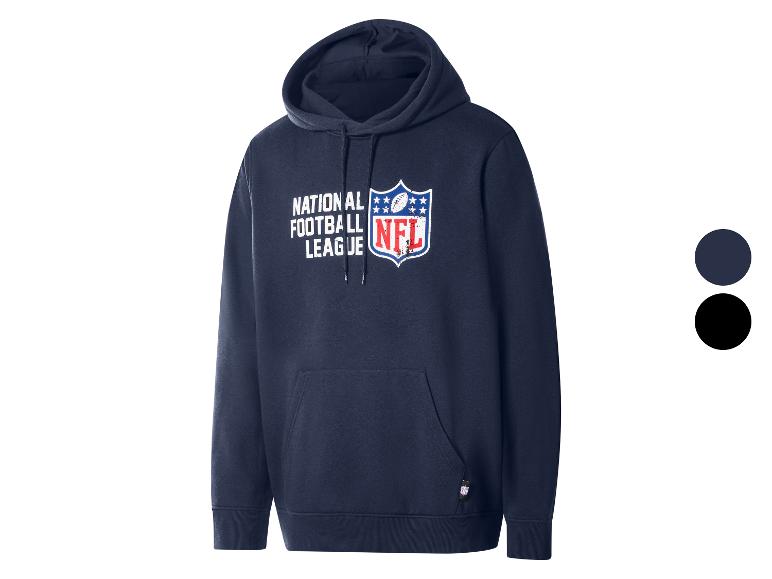 Dunkelblauer Kapuzenpullover mit NFL-Logo
