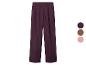 Dunkellila Hose mit Falten und Farbmuster