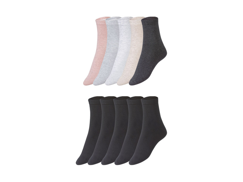 Gehe zu Vollbildansicht: esmara® Damen Socken, 5 Paar, mit hohem Baumwollanteil - Bild 1