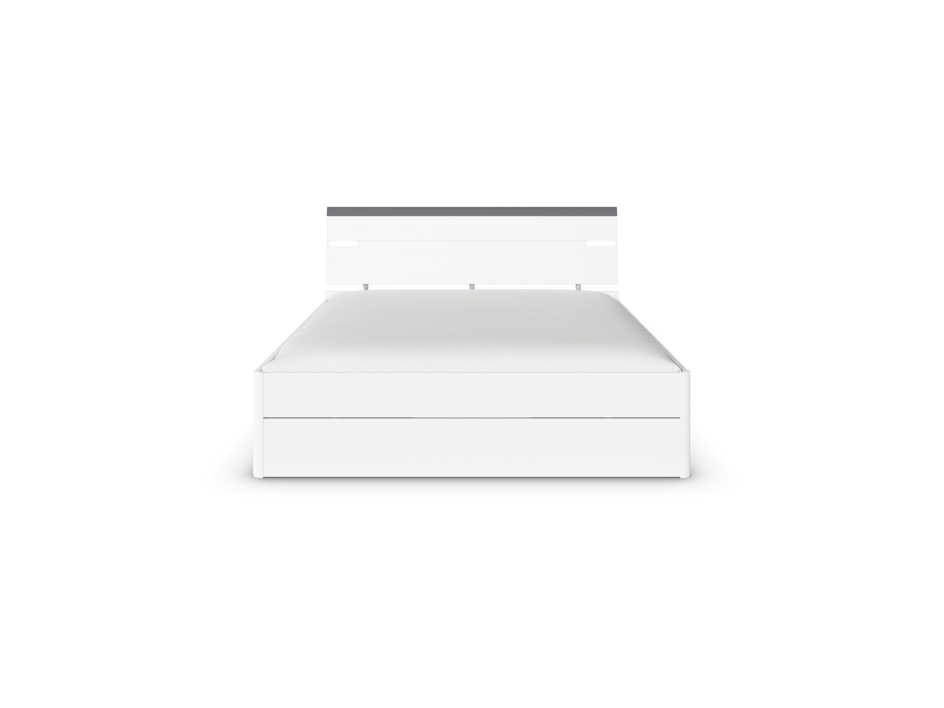 RAUCH BLUE Corvo Bett inkl. Sockelschubladen und LED-Beleuchtung Weiß Breite 185 cm/Höhe 102 cm – Bild 4 von 4