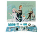 Frozen Adventskalender mit Stickern, Stempeln und anderen Überraschungen.
