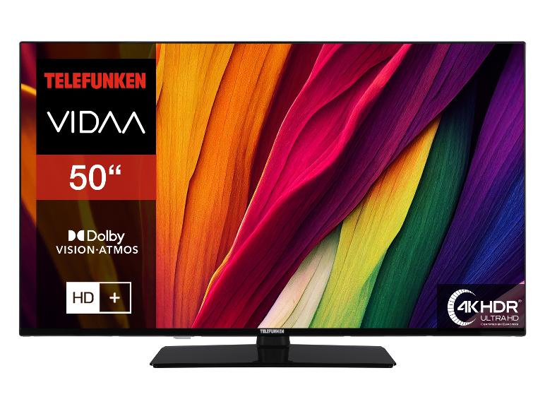 Telefunken 50-Zoll 4K HDR Fernseher mit Dolby Vision Atmos.