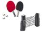 Crivit Tischtennis-Set mit zwei Schlägern, drei Bällen und einem Netz.