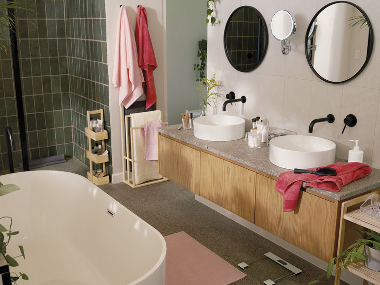 Gehe zu Vollbildansicht: LIVARNO home Bad- und Duschabzieher / Seifenspender / Aufbewahrungsbox mit Deckel - Bild 8