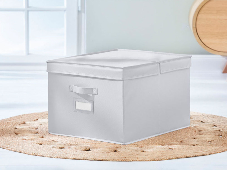 Gehe zu Vollbildansicht: LIVARNO home Aufbewahrungsboxen, mit Deckel / Schubladenaufbewahrung, 2 Stück - Bild 18