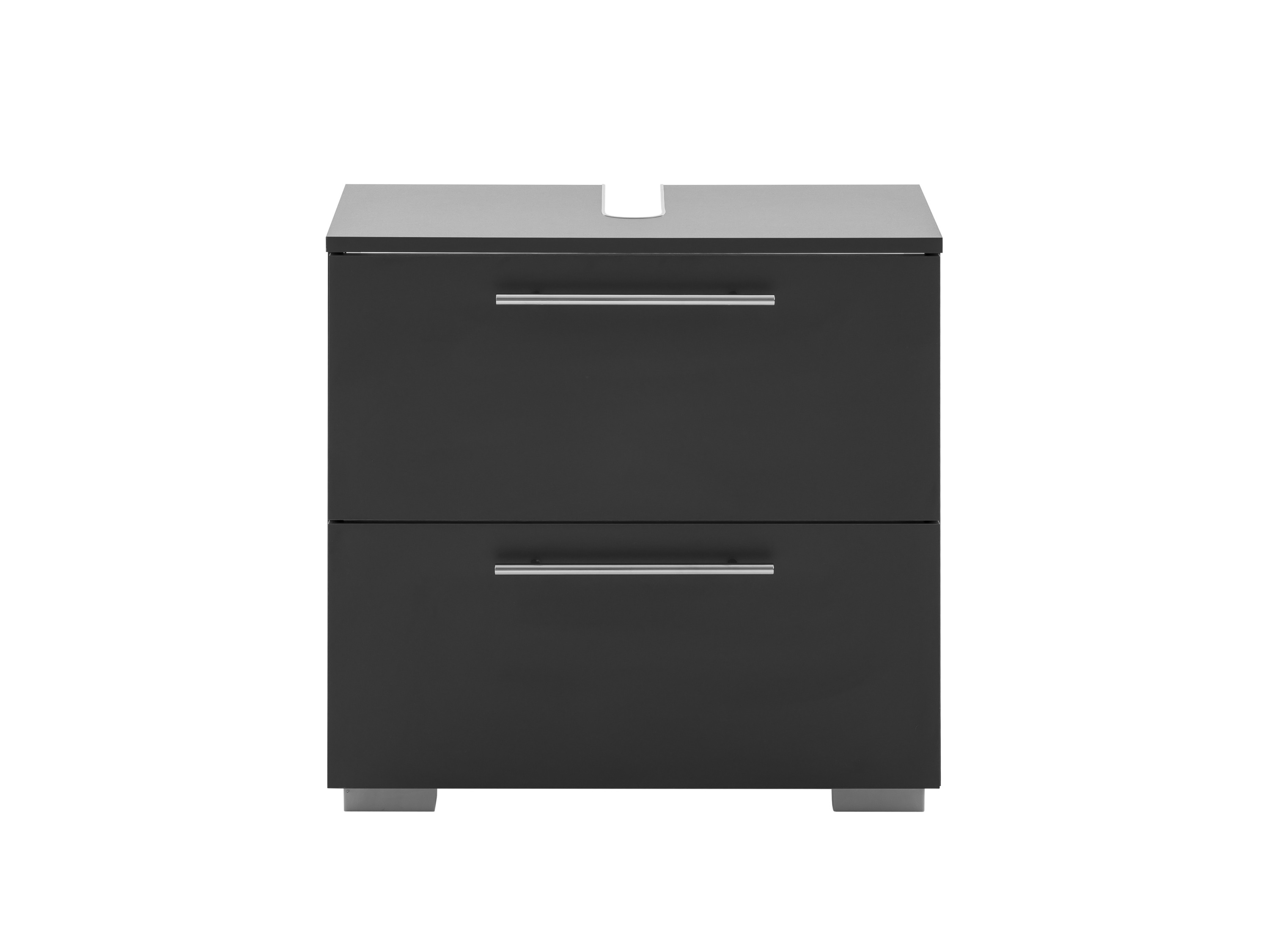 SCHILDMEYER Waschbeckenunterschrank Carlos (Breite 60 cm, Anthrazit) – Bild 2 von 3