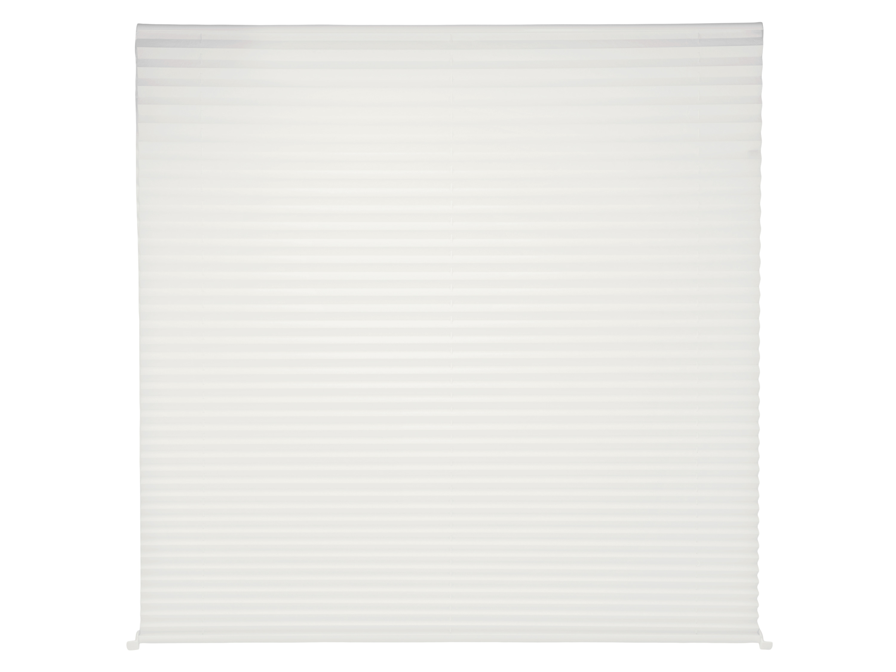 LIVARNO® Plissee Rollo für Fenster, 60 x 130 cm, Montage ohne Bohren (Weiß)