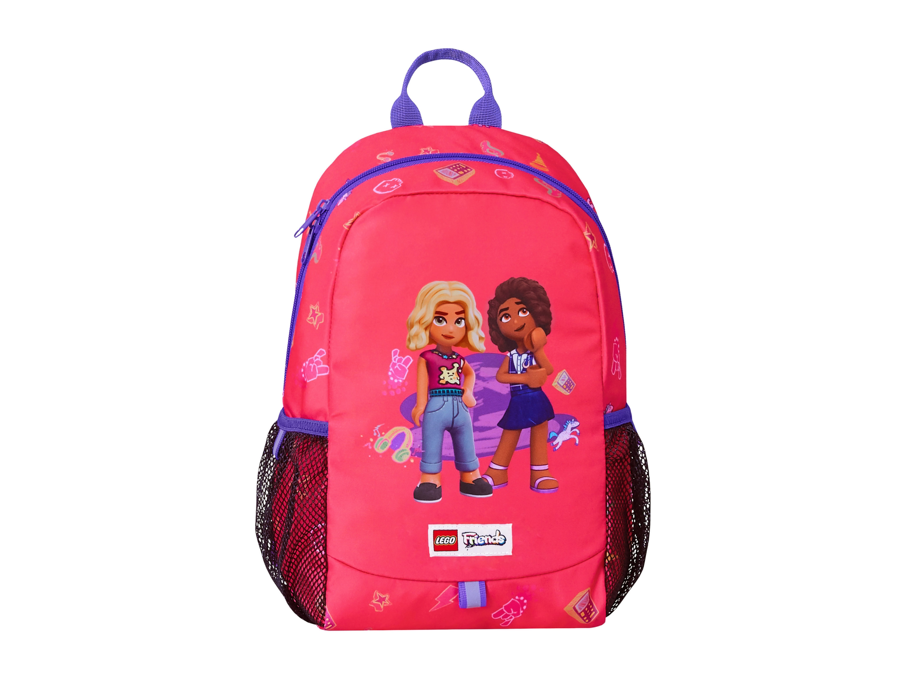 LEGO Kindergarten Rucksack (Friends Nova und Aliya)““ | dass Ihr Kind seine Getränke und Snacks immer in Reichweite hat. Der Griff an der Oberseite sorgt für einen mühelosen Transport und bietet zusätzlichen Komfort. Bereiten Sie Ihr Kind mit dem Lego Kindergartenrucksack auf eine fantastische Reise vor. Gewicht: ca. 0,220 kg Produktmerkmale tabletd Farbe: grau / schwarz / pink Muster: – Detail: – Material: Polyester Pflegehinweis: – Größe: ca. L 24 x B 12,5 x H 35 cm““