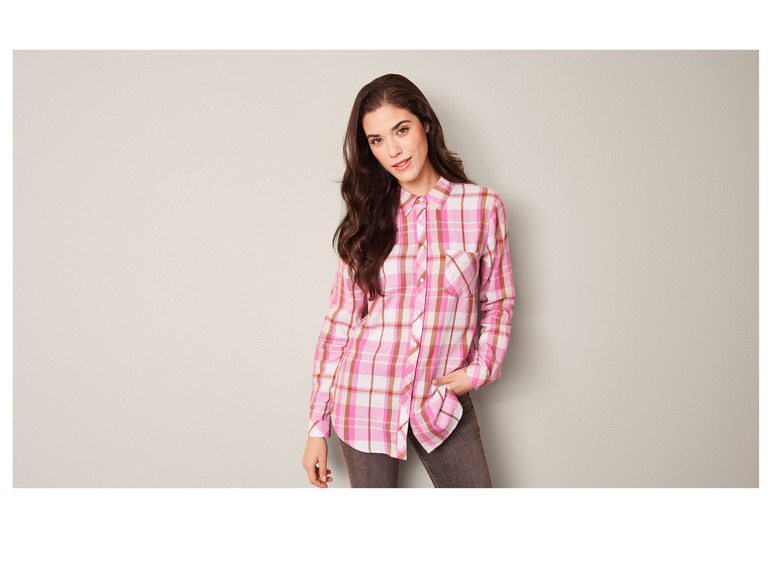 Gehe zu Vollbildansicht: esmara® Damen Flanellhemd aus reiner Baumwolle - Bild 9