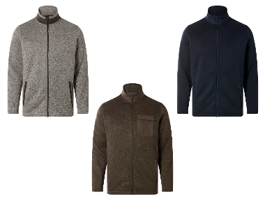 ESMARA MEN Herren Jacke Strickfleece