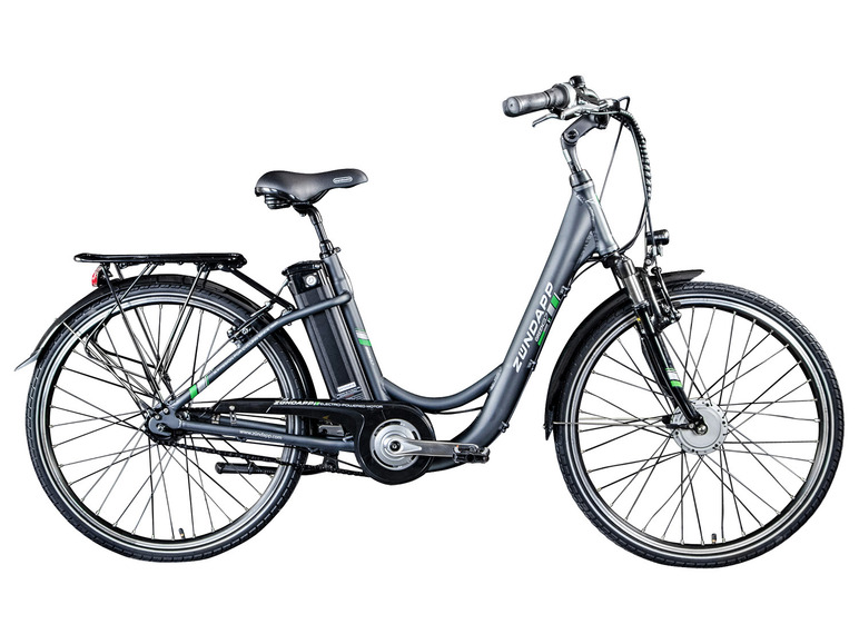 Ein Zundapp E-Bike mit integriertem Akku.