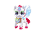 Magisches Einhorn Spielzeug mit Flügeln, Regenbogen Dekor.