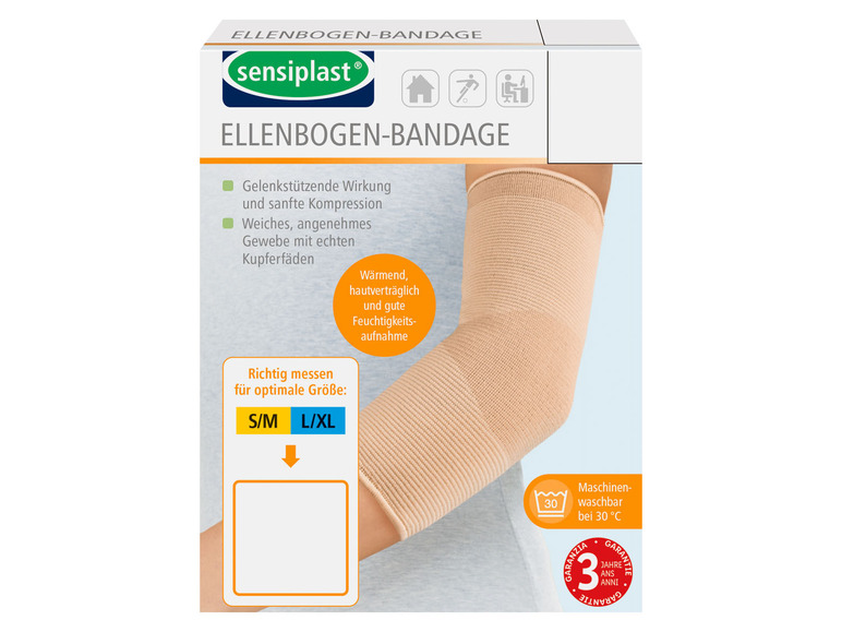 Gehe zu Vollbildansicht: sensiplast® Bandagen mit Kupferfäden, verschiedene Varianten - Bild 4