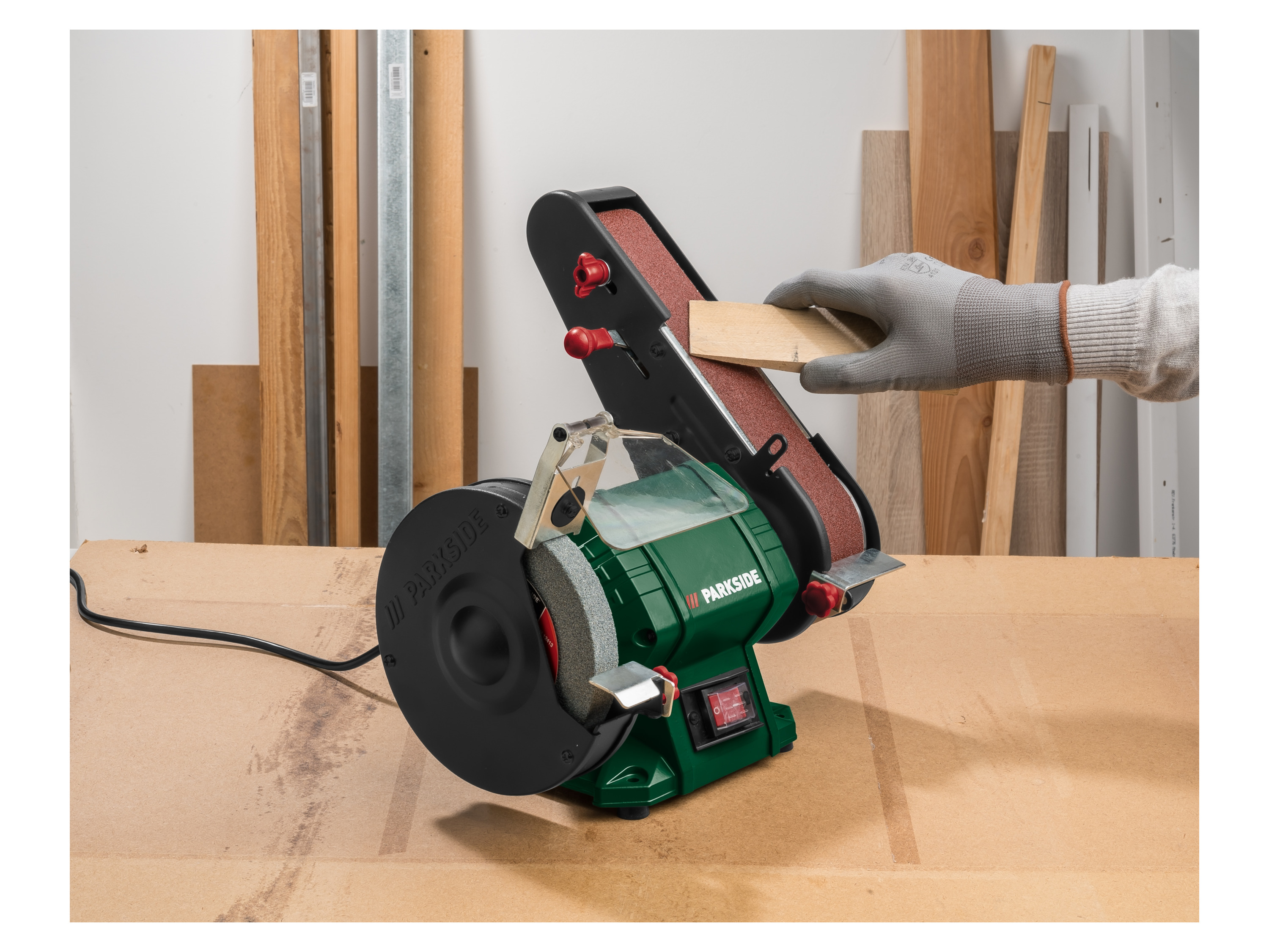 Thumbnail - PARKSIDE® Standbandschleifer »PSBS 240 C2«, 240 W, Schleifband 50 x 686 mm""