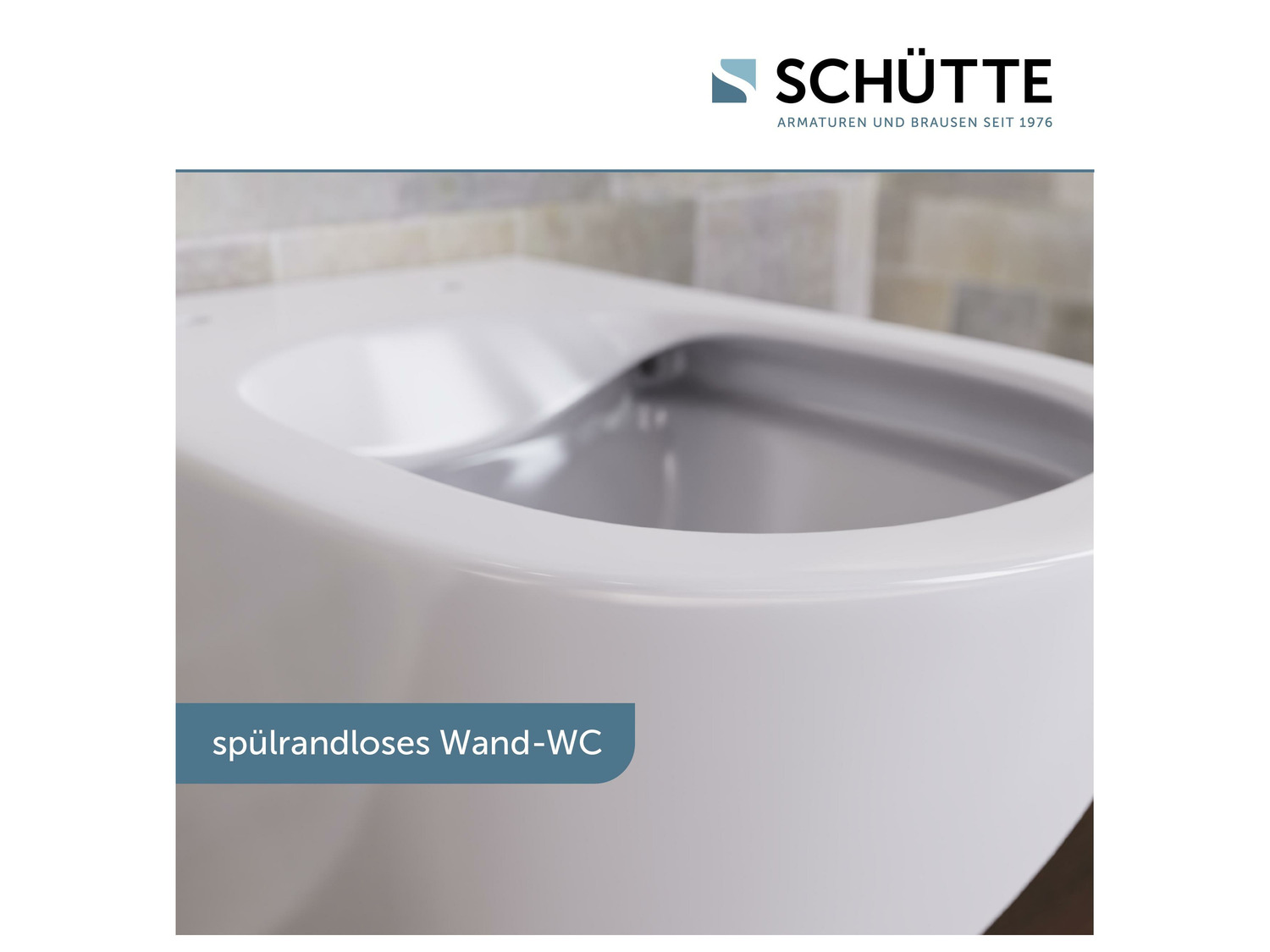 Schütte Wand-WC »TASSONI BOWL«, spülrandlos, weiß