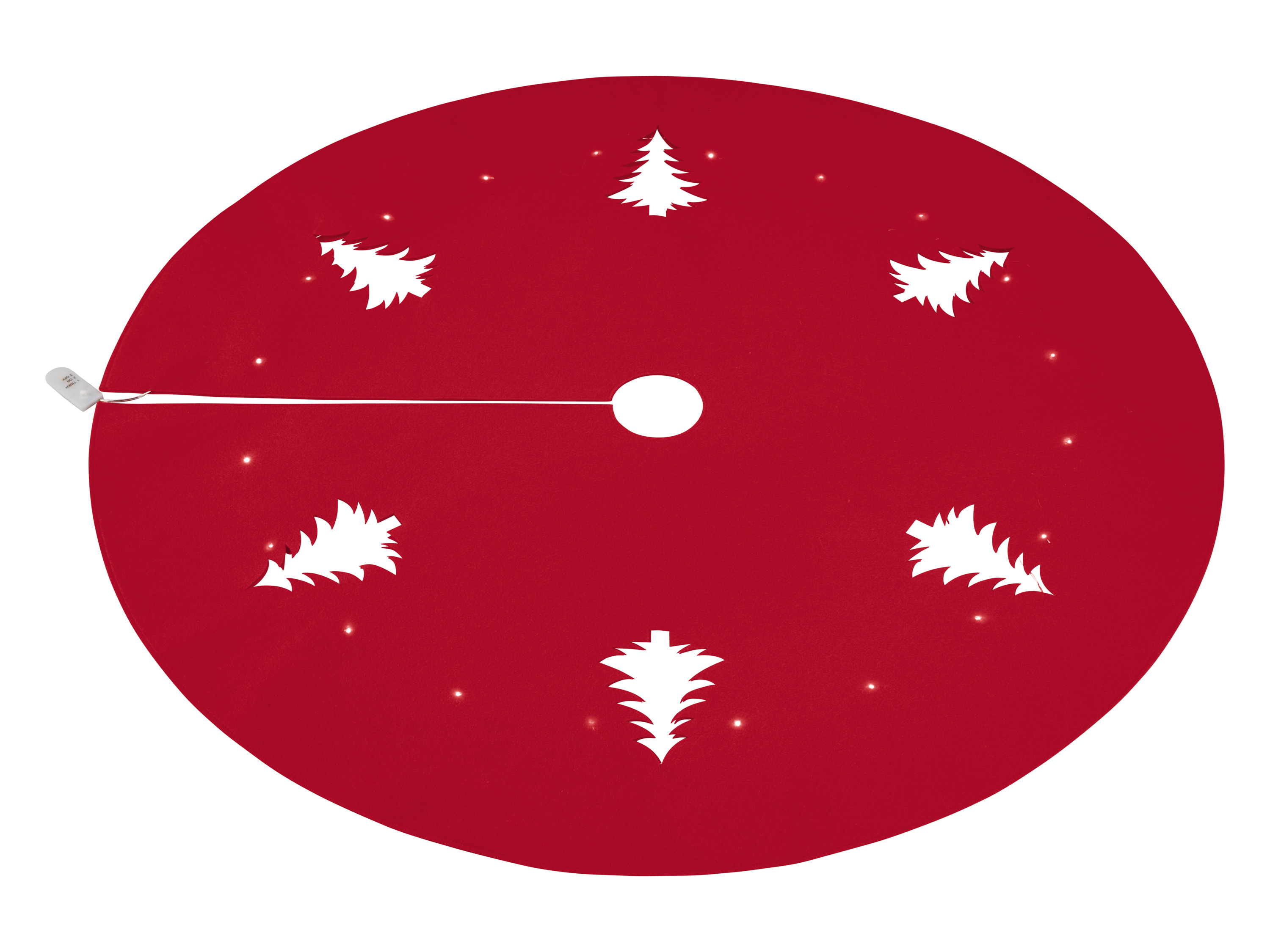 Thumbnail - LIVARNO home LED-Weihnachtsbaumdecke (Rund, Rot)