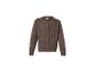 LUPILU® Premium Kinder Strickjacke in Braun mit Knöpfen.