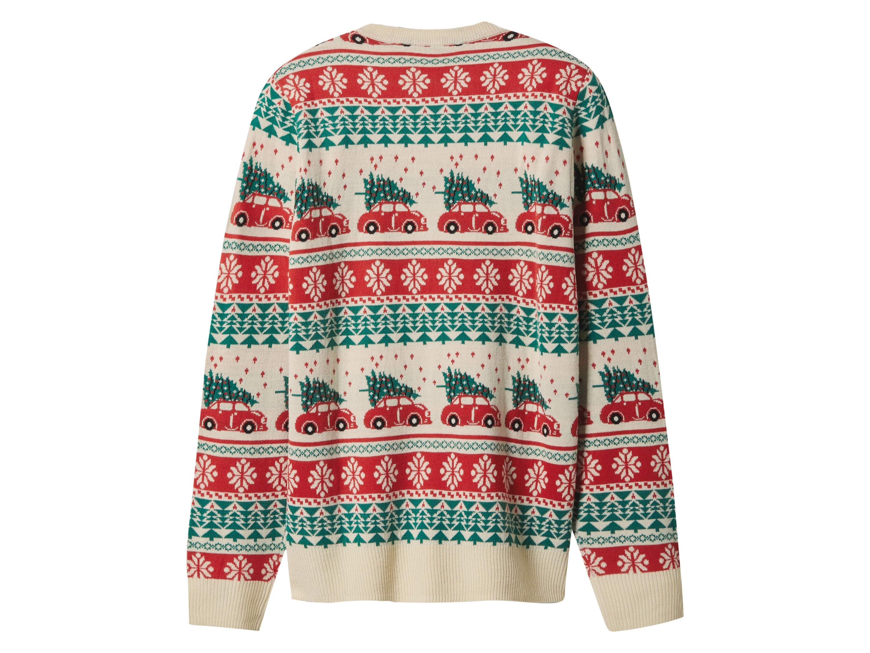 Thumbnail - esmara Men Herren Weihnachtspullover (Weiß, M (48/50))