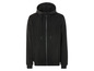 Schwarzer Hoodie mit Reißverschluss