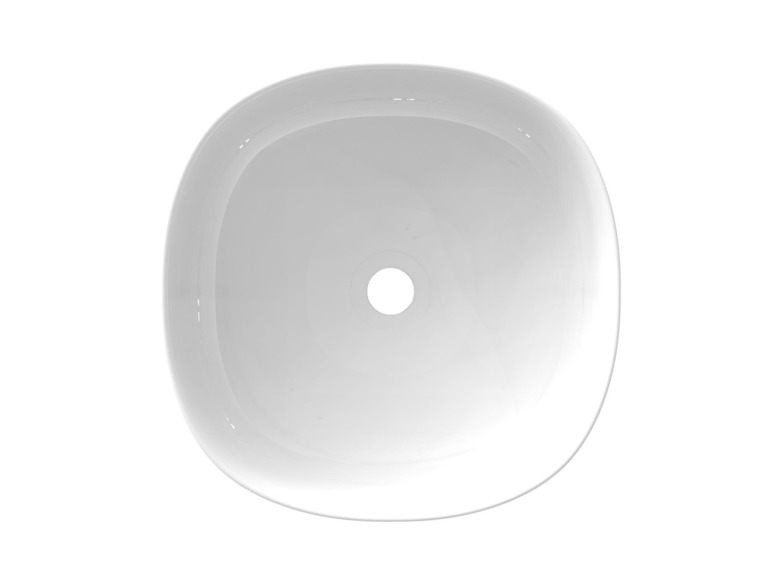 Gehe zu Vollbildansicht: Schütte Aufsatzwaschtisch »TASSONI CUBE«, 44 cm, weiß - Bild 3