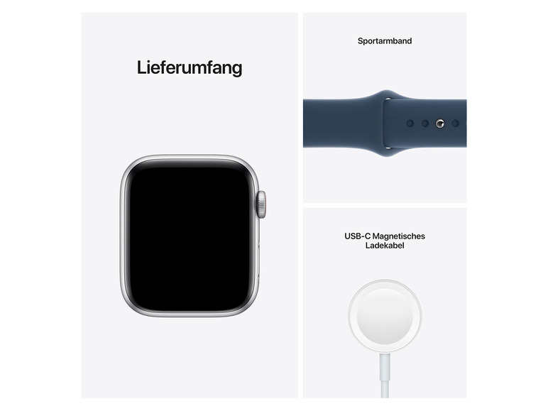 Gehe zu Vollbildansicht: Apple Watch SE GPS + Cellular intelligente Uhr mit Sportband - 32 GB - Wi-Fi, Bluetooth - 4G - Bild 43