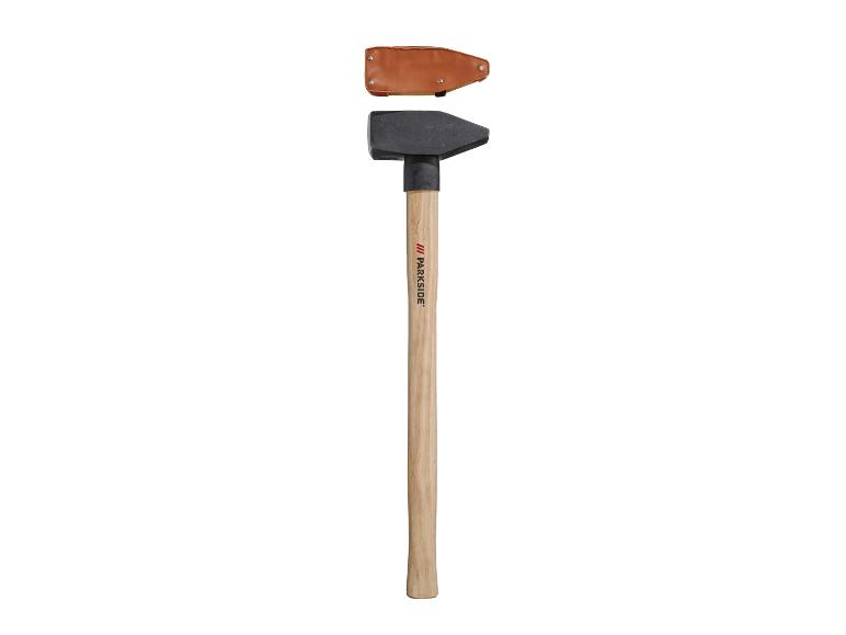PARKSIDE 4 kg Vorschlaghammer mit Holzstiel und Schutzhülle.