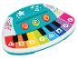 Buntes elektronisches Kinderklavier mit Tasten und Musiktasten.