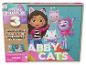 Holzpuzzle mit Figuren aus der Serie Gabby's Dollhouse, das Gabby und ihre Katzen zeigt.