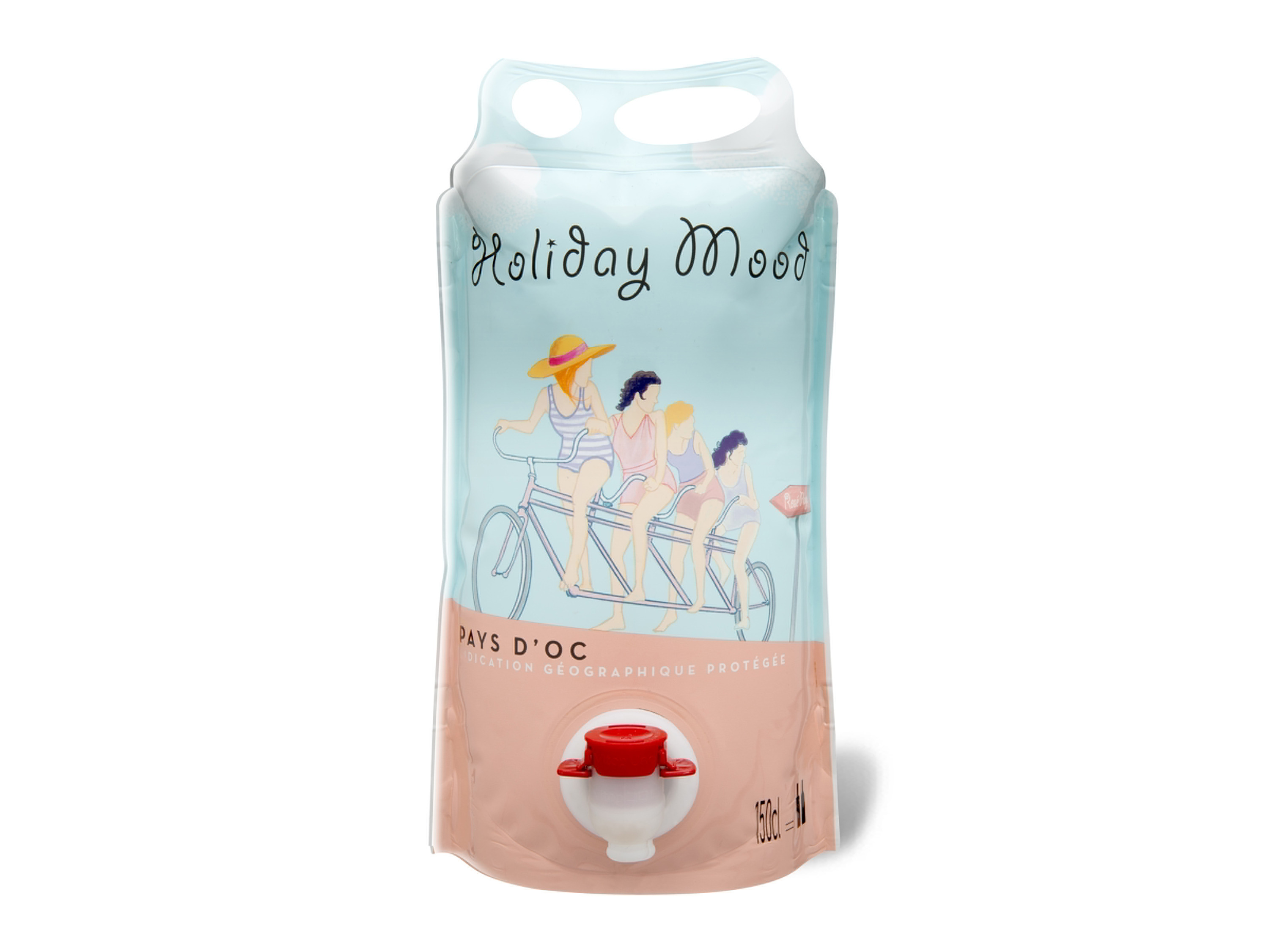 Lidl Wein-Angebot - Holiday Mood Pouch IGP Pays D'Oc rosé trocken, Roséwein 2025