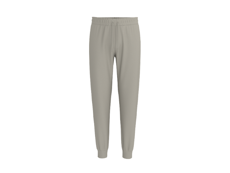 Beige Jogginghose mit elastischem Bund und Bündchen