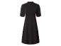 Schwarzes Kleid mit kurzen Ärmeln
