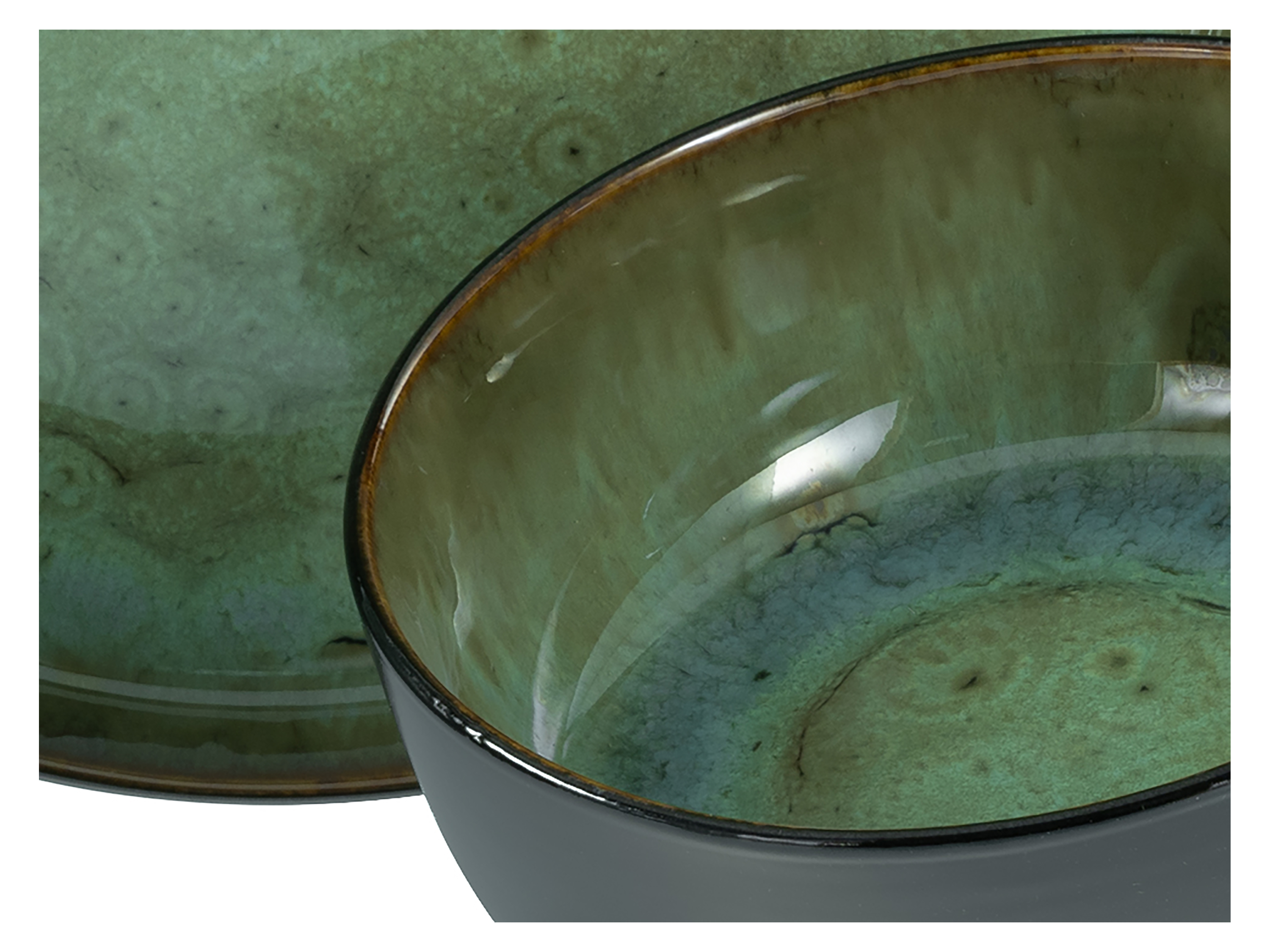 CREATABLE Geschirrset »Nordic Fjord« (18-teiliges teller set, Green) – Bild 2 von 4