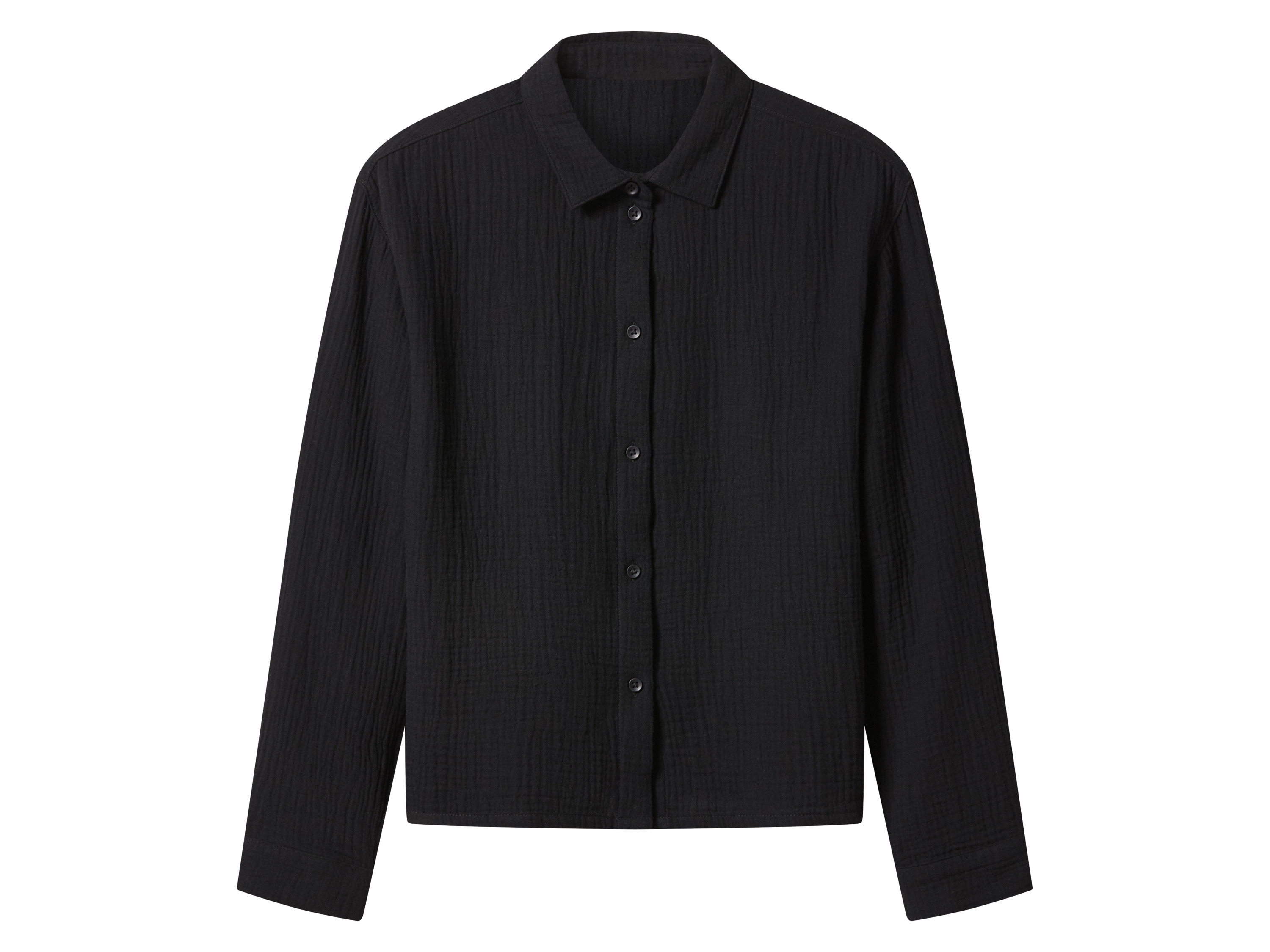 ESMARA KIDS Kinder Musselin Bluse (Schwarz, 146/152)