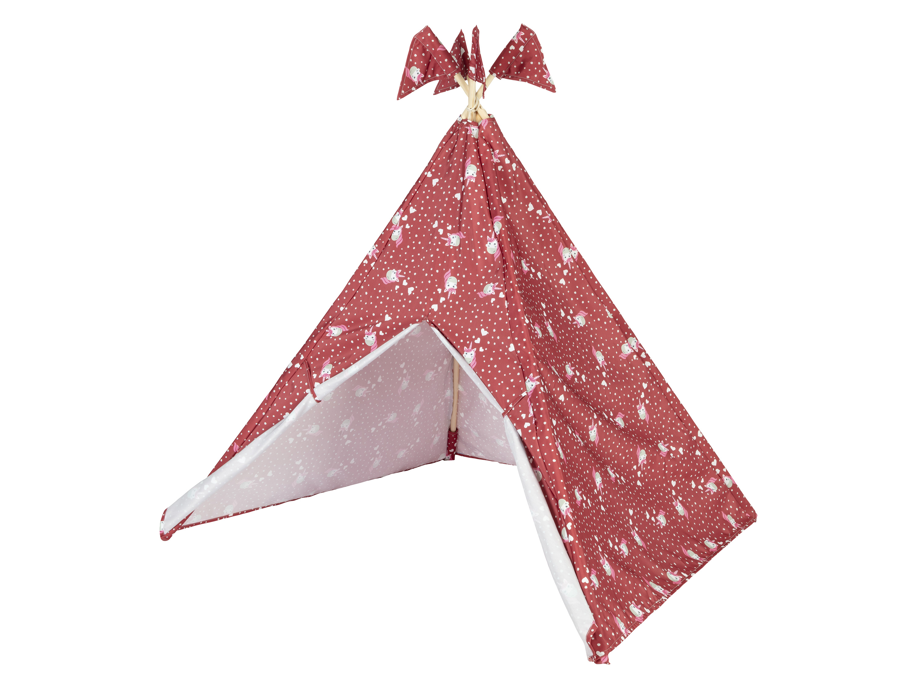 lupilu® Holz Tipi Spielzelt (Rot) | 04055334992244 lupilu® Holz Tipi Spielzelt (Rot) | 04055334992244