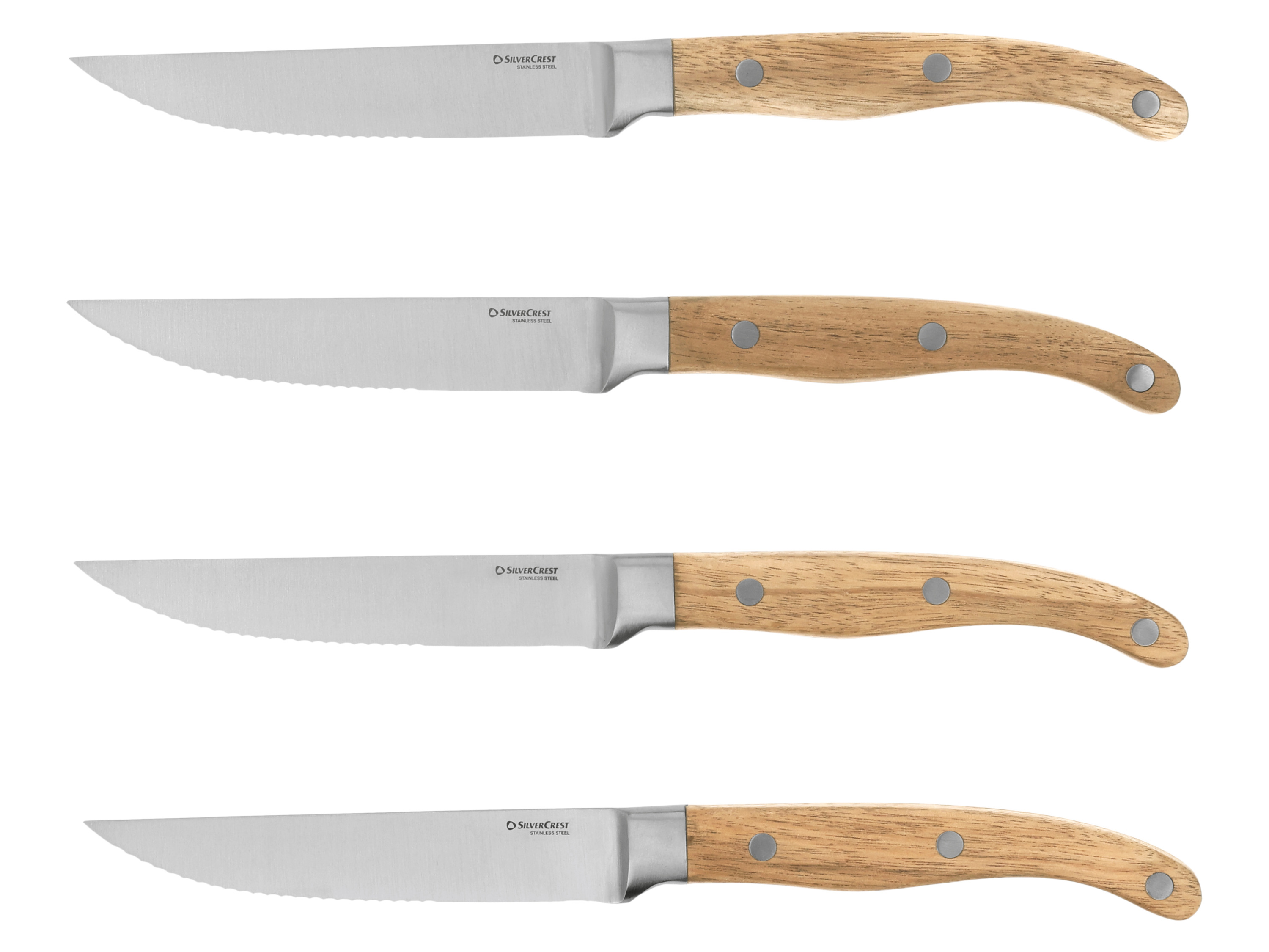 SILVERCREST® Steakmesser-Set (Braun)