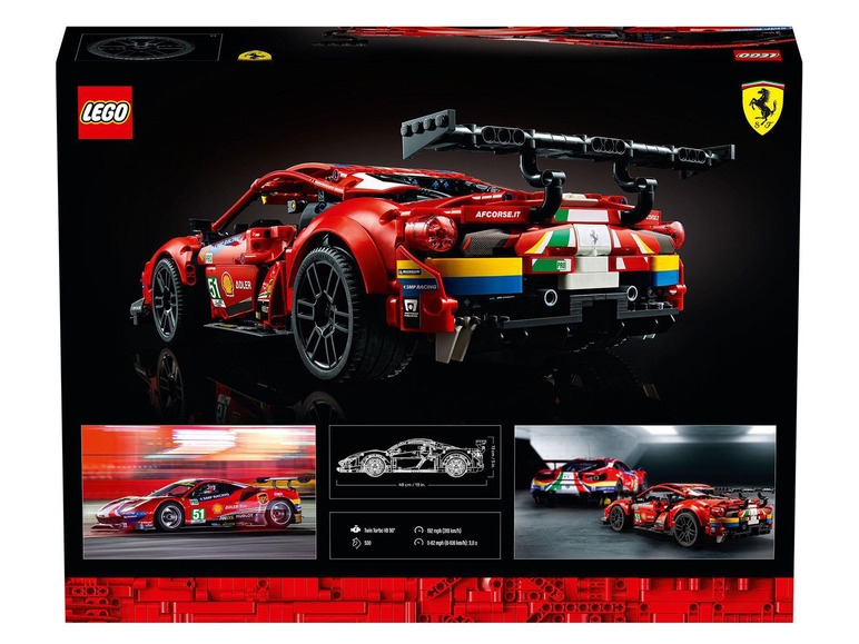 Gehe zu Vollbildansicht: LEGO® Technic 42125 »Ferrari 488 GTE AF Corse #51« - Bild 11