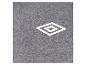 Graues T-Shirt mit weißem Umbro-Logo.