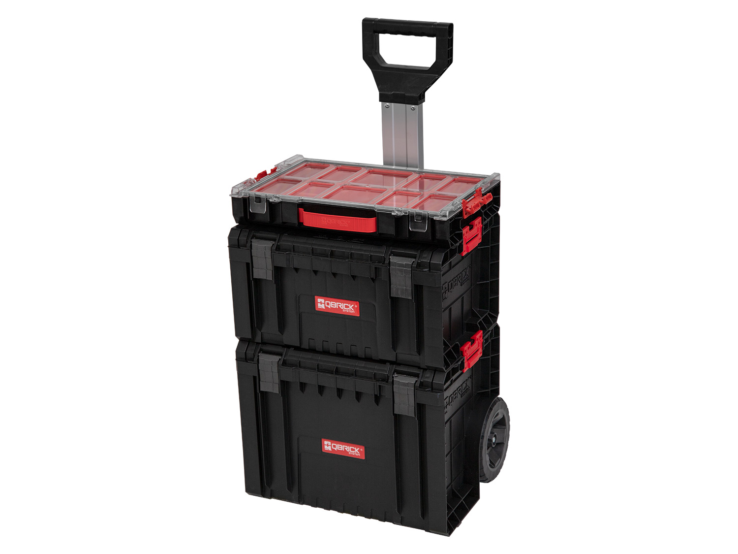 Qbrick System Werkzeugwagen-Set »PRO Organizer 100 + PRO Toolbox + PRO Cart«