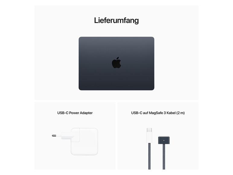 Gehe zu Vollbildansicht: Apple MacBook Air 34.5 cm (13.6") - M2 - 8 GB RAM - 512 GB SSD - Bild 12