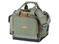Grüne Rocktrail Tasche mit orangenen Details.