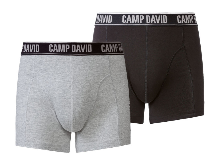 Gehe zu Vollbildansicht: Camp David Herren Boxershorts, 2 Stück, körpernah geschnitten - Bild 2