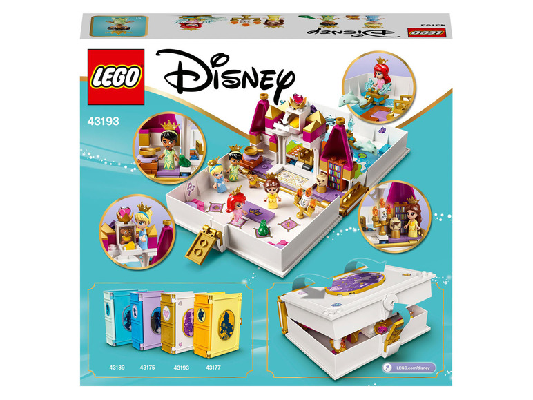 Gehe zu Vollbildansicht: LEGO® Disney Princess™ 43193 »Märchenbuch Abenteuer mit Arielle, Belle, Cinderella und Tiana« - Bild 7