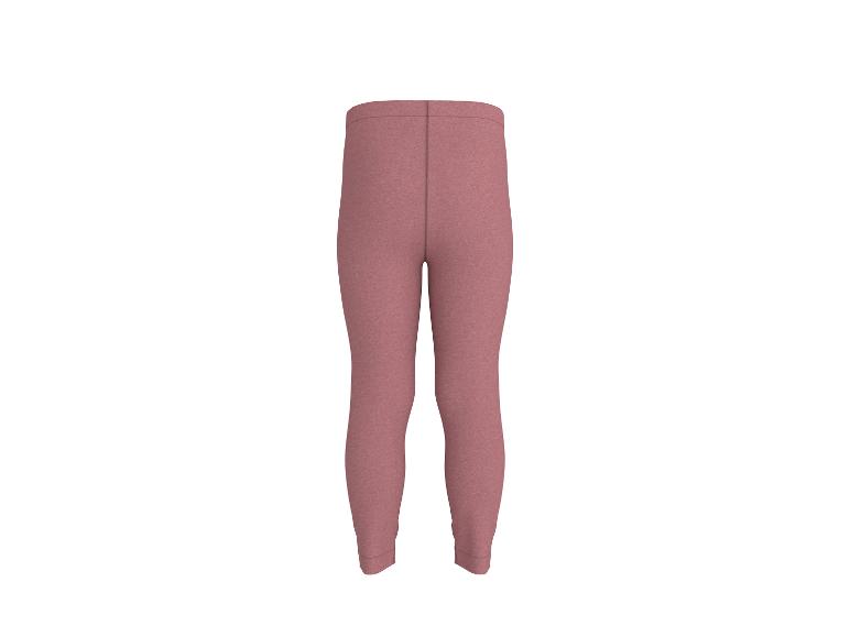 Rosa gestrickte Kinderleggings