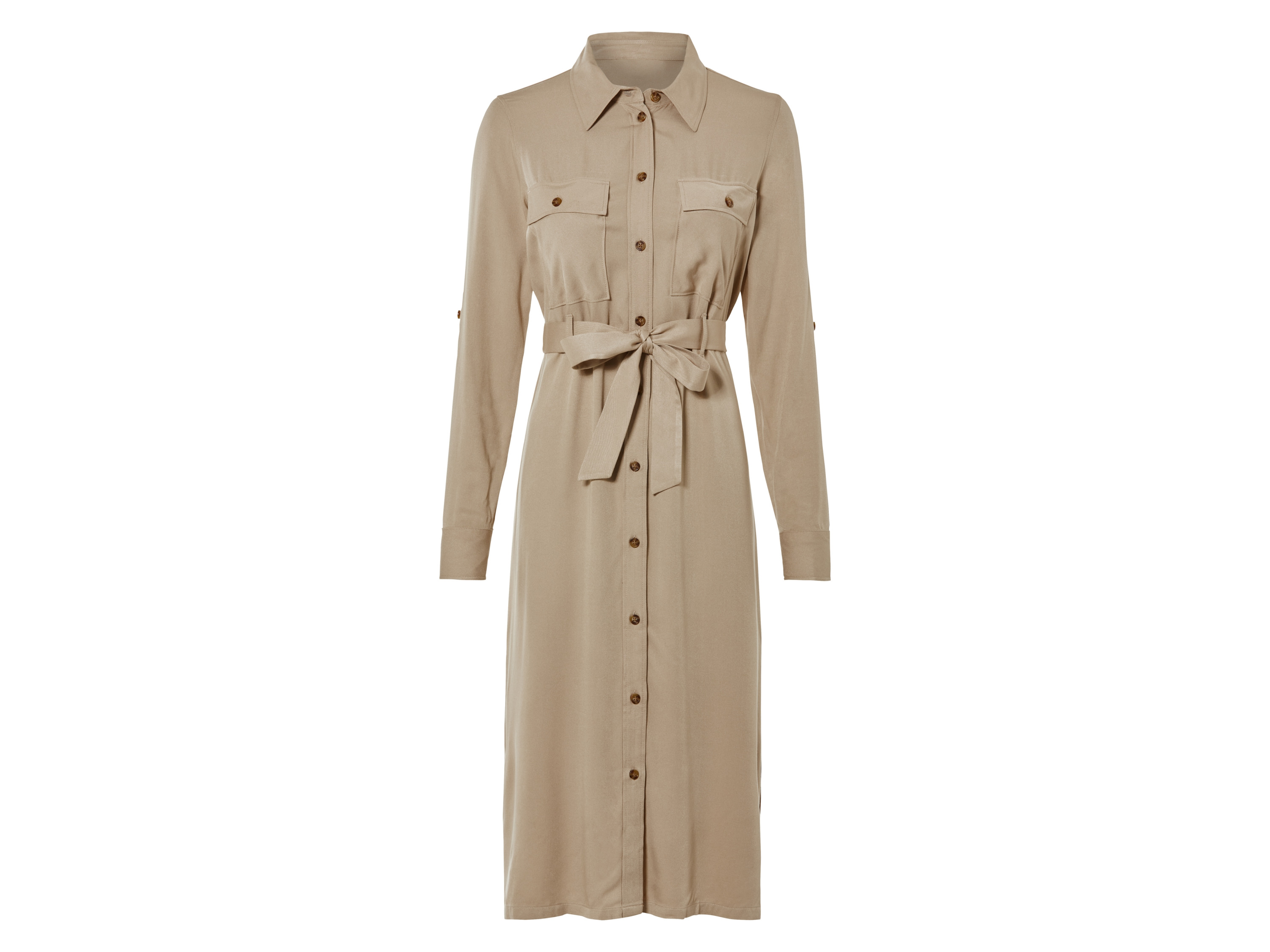 esmara® Damen Kleid (Beige, 34)““ | grün