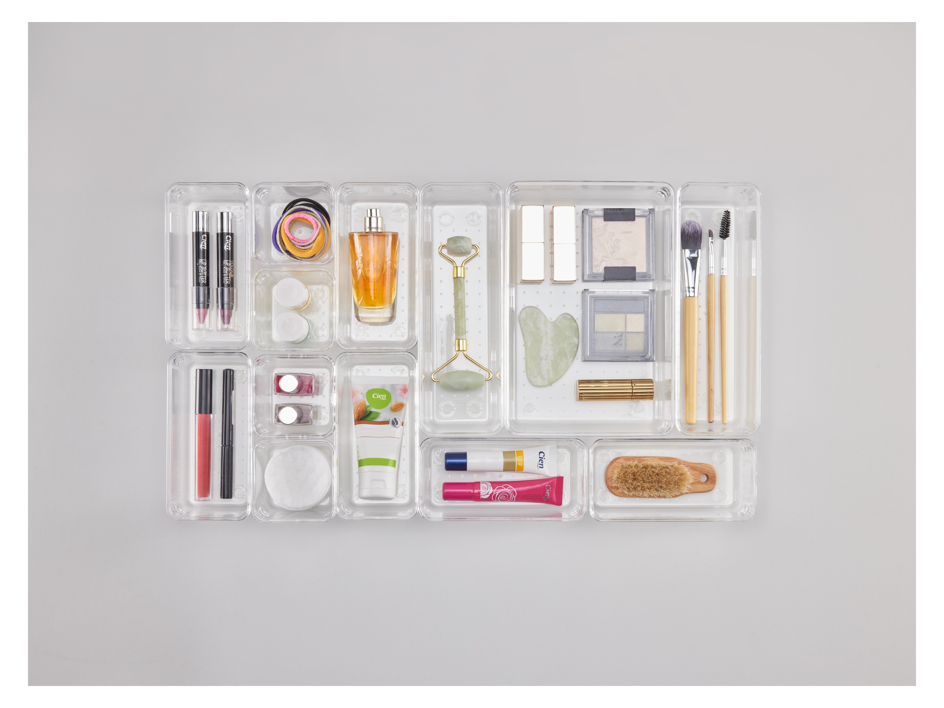 Thumbnail - LIVARNO home Modularer Makeup-Organizer (13-teilig transparent)
