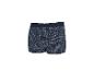 Herren-Boxershorts mit Muster und dunkelblauem Bund